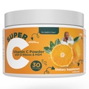 Keith의 자체 슈퍼 C-High 복용량은 D-Ribose, 글리신, MSM-Highly 흡수성, Stomach-Friendly, Collagen Boost, Immune Support-Unflavored, 200 그램 (30 서빙)와 비타민 C 4000mg을 분말