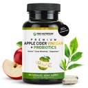 Multi-Strain Probiotics를 사용한 TRIO NUTRITION Apple Cider Vinegar 캡슐 - Gut Health, Immunity, Body Cleanse & Healthy pH를위한 어머니가있는 천연 설탕 무료 ACV 캡슐 - Metabolism Booster *