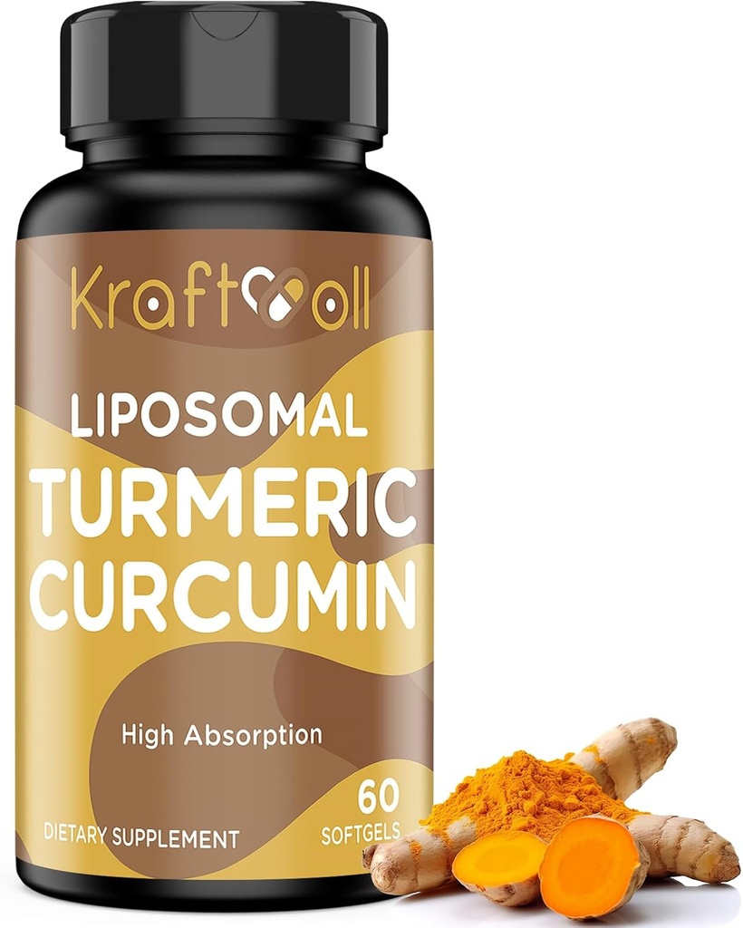 Liposomal 심황 Curcumin 보충교재 60 Softgels