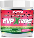 Evogen EVP Xtreme NO - 남성 및 여성을위한 사전 운동 분말 | Beta Alanine, Creatine 및 Caffeine for Energy & Pump로 무료 운동 | Sour Watermelon | 40 인분