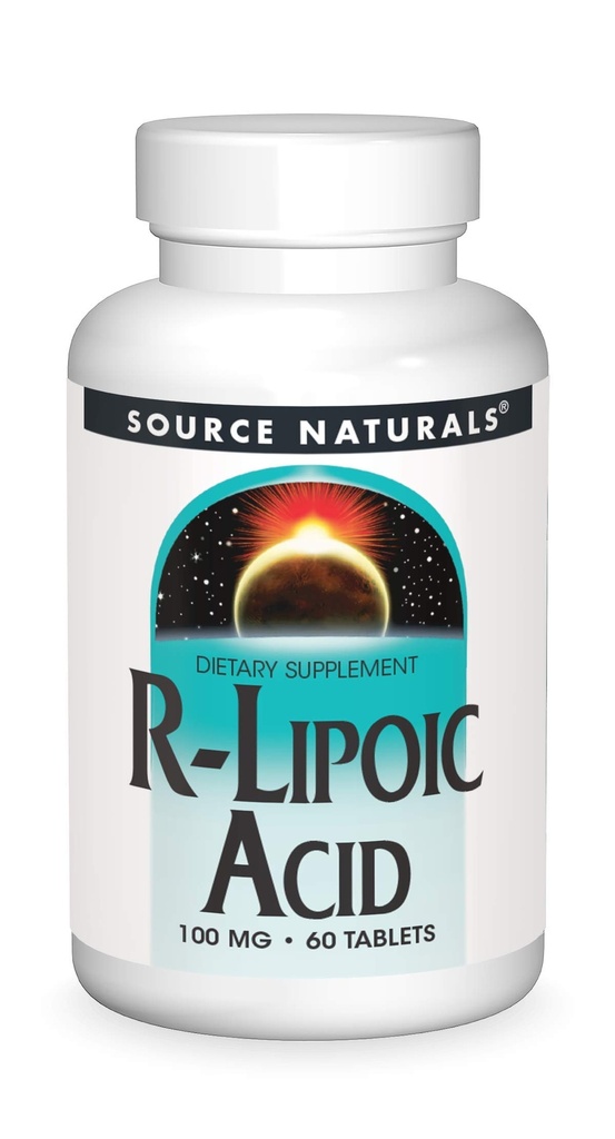 Source Naturals R-Lipoic Acid, 100mg - 60 정제