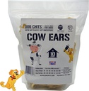 Dog Chits Cow Ears Dog and Puppy Treats - 모든 자연 곡물 및 화학 무료 교육 Chews - 높은 단백질 및 낮은 지방 - 지원 치과 건강 - 미국에서 만든 - 10 개