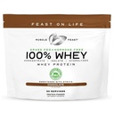 근육 Feast 100 % 잔디 Fed Whey Protein Powder, 모든 천연 호르몬 무료 Paure는 여성 및 남성 - Whey Concentrate, Isolate & Hydrolyzed Protein Powder Blend - 초콜릿, 2lb에 대한 Whey Protein Powder를 올렸습니다.