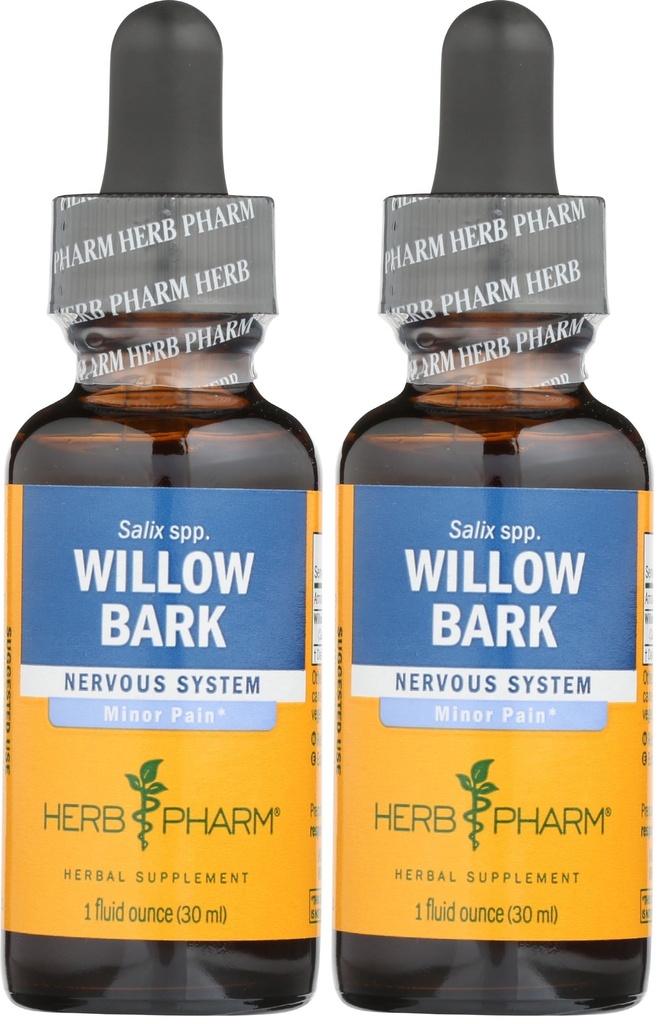 허브 Pharm Willow Bark 액체 추출물 - 1 Ounce (DWILL01) (팩 2)