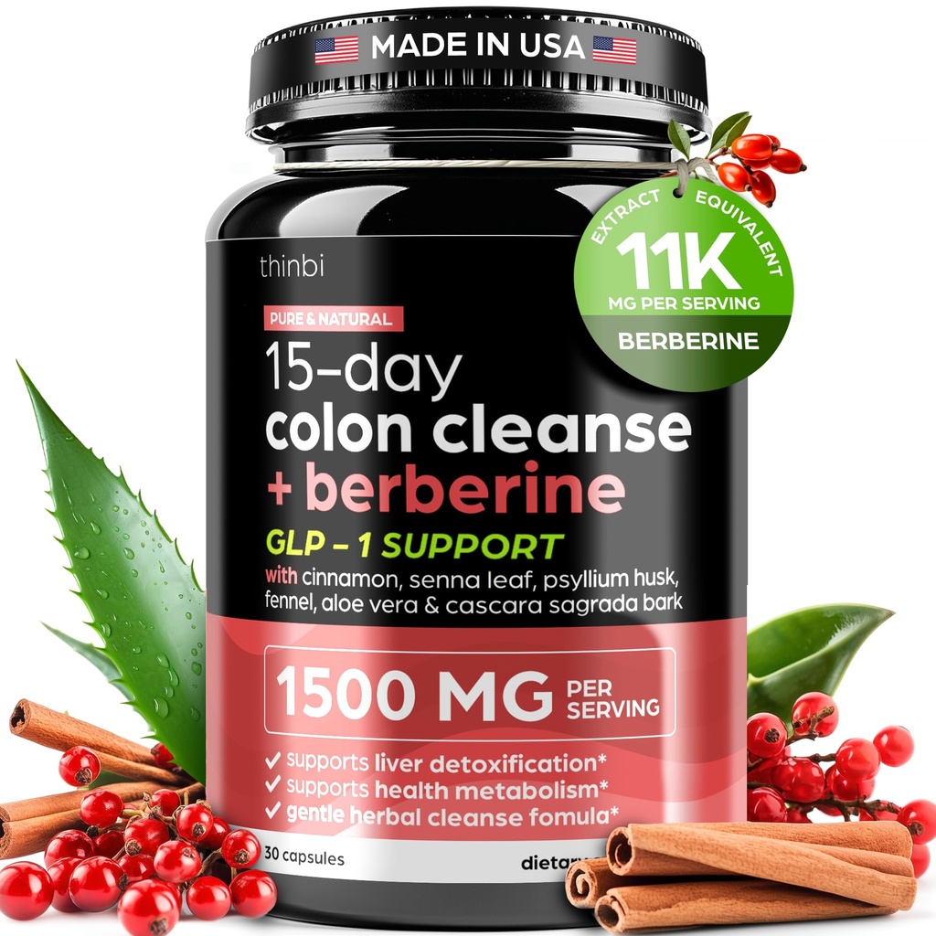 Berberine 1500mg을 사용한 고급 Ketogenic Colon Cleanse – 15 Day Parasite Detox for Men & Women – 급속한 변비 완화, Gut Health & Bloating Reduction을 위한 Senna 잎을 가진 여분 힘 공식
