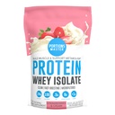 포스 마스터 CFM Whey Isolate Protein Powder, 2 LB, 23g 낮은 Carb, 낮은 지방, 냉간 가공, 빠른 흡수, 근육 성장 및 복구 지원 (딸기 및 크림)