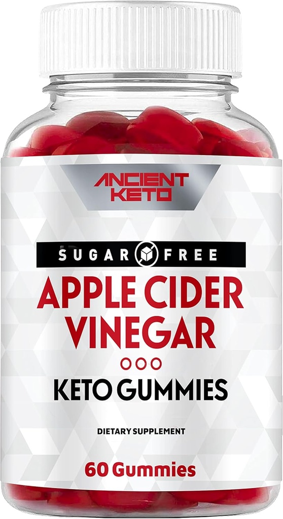 고대 Keto Sugar-Free ACV Gummies with the Mother - Cleanse & Detox, 건강한 무게, 면역력, 과장 건강 지원 - Vegan, Sugarless