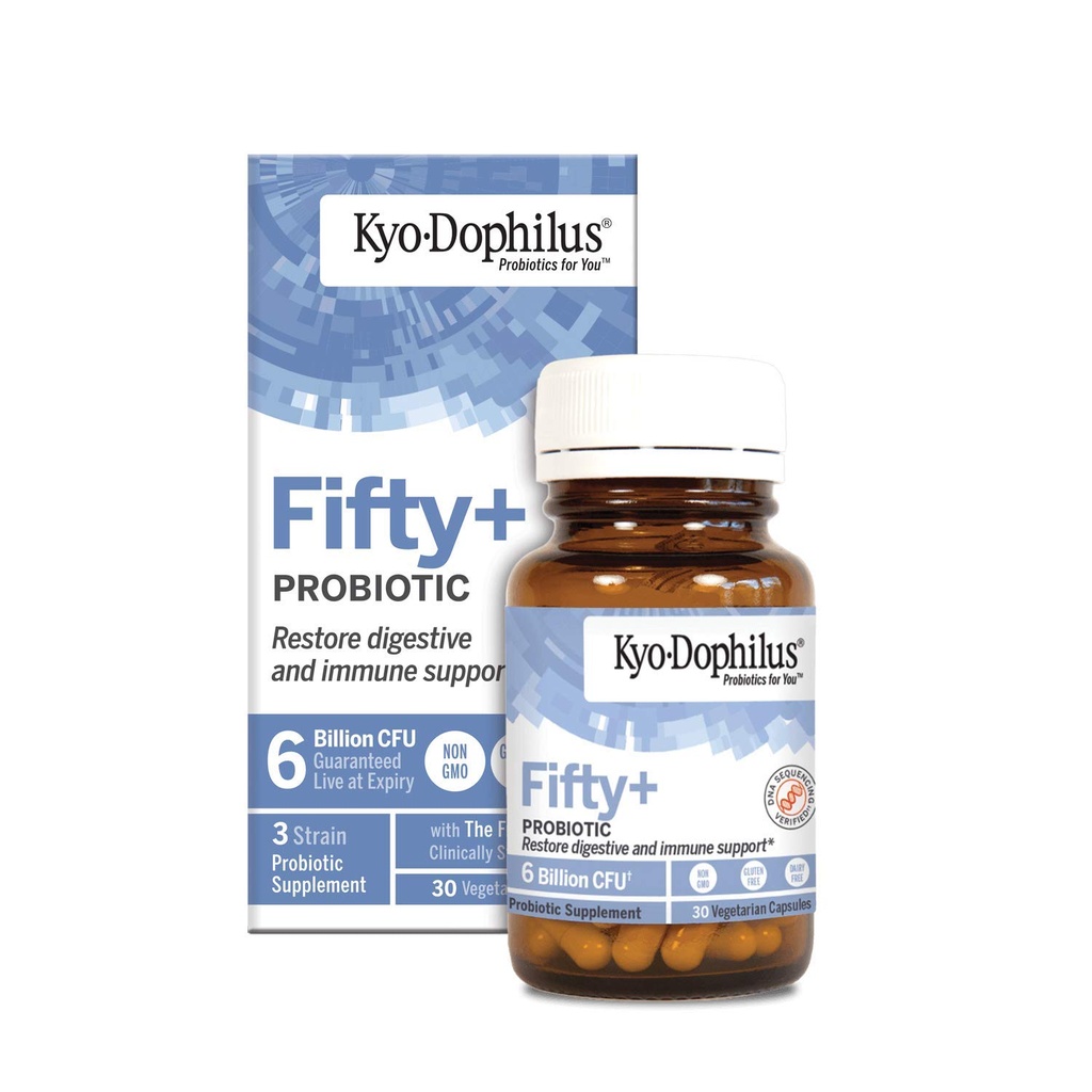 Kyo-Dophilus Fifty Plus Probiotic, 30 카운트, 6 억 CFU