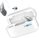 BlaidsX Neuro 충전식 RIC + 모바일 앱 보청기 테스트 및 노이즈 취소, 수석, 듀얼 Mic 및 96 DSP 채널을위한 보청기. USA-Made 프로세서