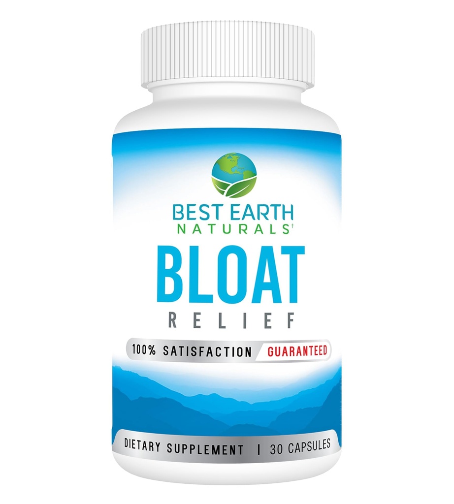 Bloat Relief - 댄 델리온, 녹차, 크랜베리, 애플 Cider Vinegar 및 30 개 이상의 물 보충
