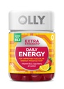 OLLY Extra Strength Daily Energy Gummy, 카페인 무료, 1000mcg 비타민 B12, CoQ10, Goji Berry, 성인 Chewable 보충, Berry Yuzu 맛 - 60 개