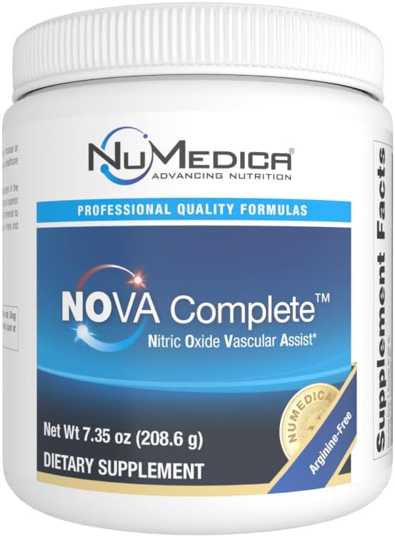 NuMedica NOVA (질 산화물 관 원조) 완전한 - 7.69 oz (218.04 그램) - 자연적인 까만 버찌 Falvor. 남자 & 여자에 있는 강화된 순환을 위한 산화 질소 생산을 밀어줍니다.