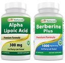 제일 자연적인 알파 Lipoic 산 300 mg & Berberine 플러스 1000 mg