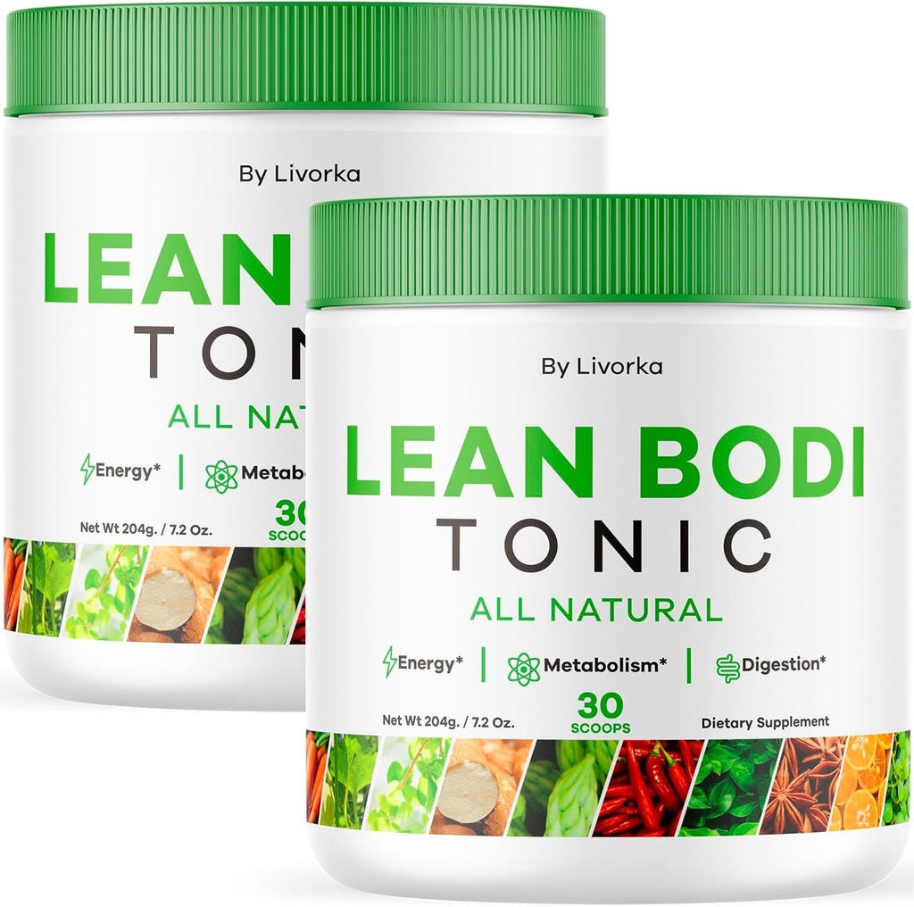 (2 팩) Lean 몸 Tonic 분말, Lean 몸 Tonic의 LeanBody 분말, LeanBodyTonic의 Lean 몸 분말, Lean 몸 Tonic 분말 진보된 공식, Lean 몸 분말 2 달 동안 모든 자연적인, 60의 서빙