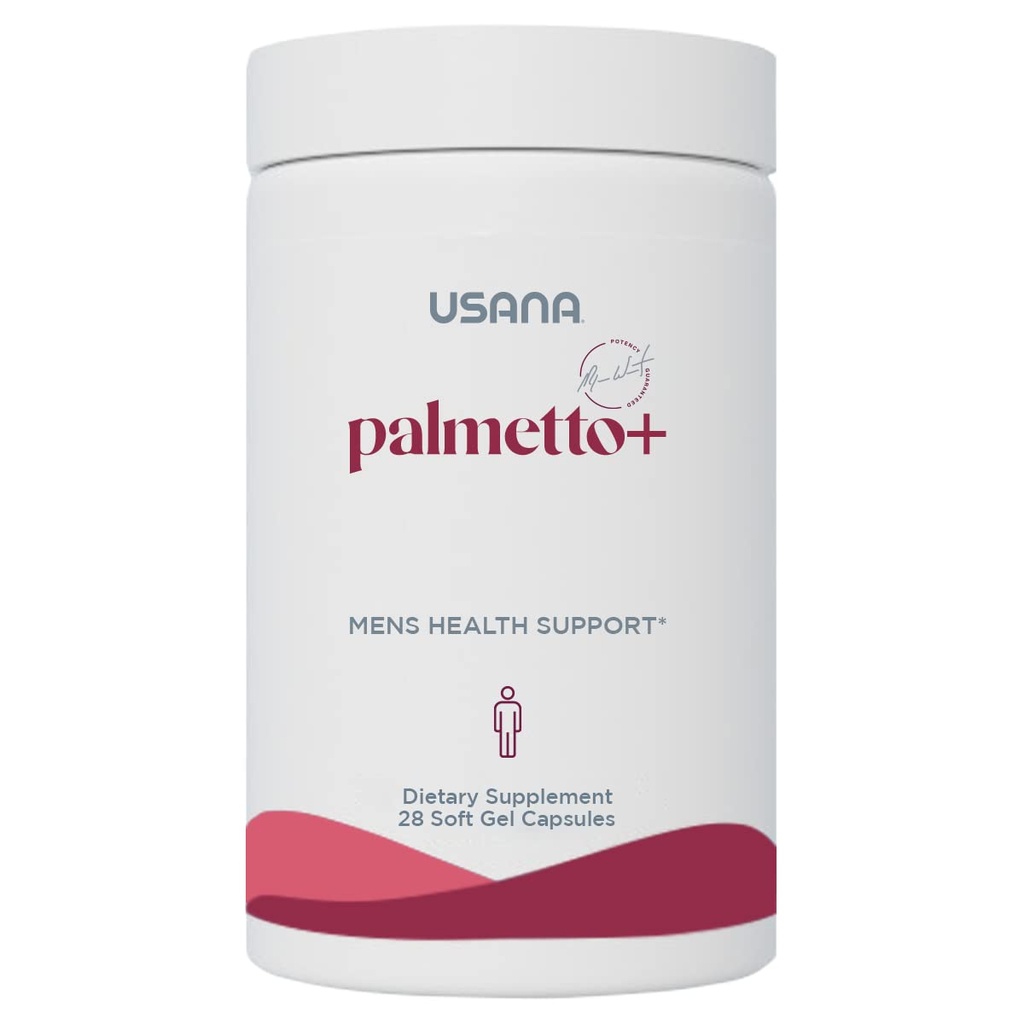 USANA Palmetto Plus Saw Palmetto Prostate Supplement for Men - (28 용기 당 캡슐) - 서빙 크기 : 1 캡슐