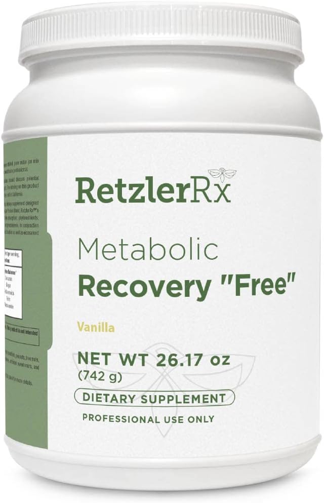HormoneSynergy Metabolic Recovery Formula - 최선의 위장, 치환 및 Intestinal GHI 지원 - 설탕과 스테비아 무료 바닐라