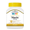 21 세기 Niacin 250 mg 정제, 110-Count (포장 2)