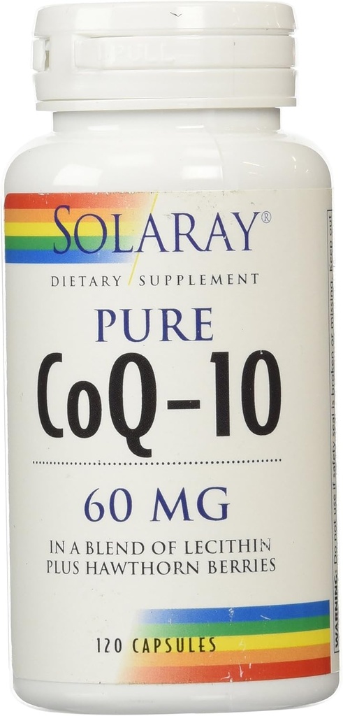 Solaray CoQ10 캡슐, 60 mg, 120 조사