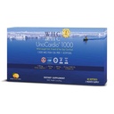 WHC, UnoCardio 1000 물고기 기름, 오메가 3 (1180 mg), 665 mg EPA와 445 mg DHA와 25 mcg (1000 IU) 비타민 D3 softgel 당, 자연적인 오렌지, 60 softgels