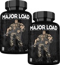 남자를 위한 ONL 테스토스테론 보충교재 - Horny Goat Weed & Maca 뿌리를 가진 중요한 짐 테스토스테론 승압기 - stamina & 힘 - 시험 승압기 60 캡슐 (2pk)를 위한 Tongkat Ali 에너지 알약