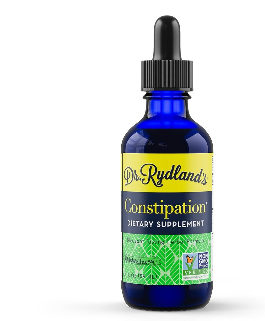 Dr. Rydland의 초본 보충 | KidsWellness에 의해 창조 | 성인에게 유아를 위해 중대한| 변비 | Relieves Occasional & Chronic Constipation 및 Infrequent, 단단한 발판 | 2개의 Ounce 병