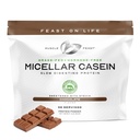 근육 Feast 잔디 Fed Micellar Casein Protein Powder, Pasture Raised & Hormone Free, Slow Digesting Casein Protein - Overnight Muscle Recovery, 글루텐 무료 단백질 파우더 지원 - 초콜릿, 4lb