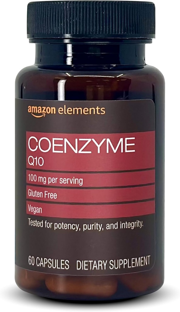성분 Vegan CoQ10 100 mg - 정상적인 에너지 생산, 지원 심장 혈관 건강 - 2 달 공급 (60의 캡슐)