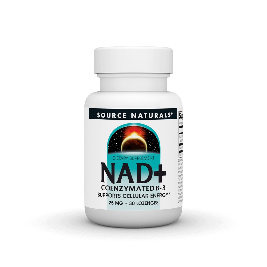 근원 Naturals NAD+의 Coenzymated B-3의 지원 세포 에너지*, 25 mg - 30 Lozenges