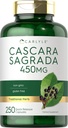 Carlyle Cascara Sagrada 캡슐 | 450 mg | 250 개 | 초본 보충 | 비 GMO, 글루텐 무료