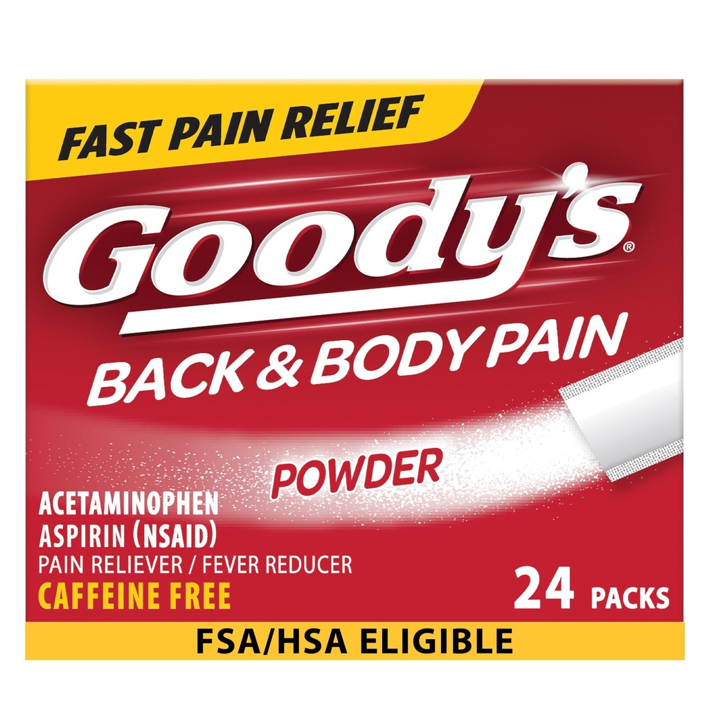 Goody의 뒤와 몸 진통 분말, 24의 ct (1의 포장)