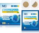 MQ 20ct 모션 슬픔 패치, 중간 색상, 바다 Sickness 패치 비 Drowsy & 방수, 크루즈 선박 여행 필수, 빠른 행동 및 긴 지속 72H