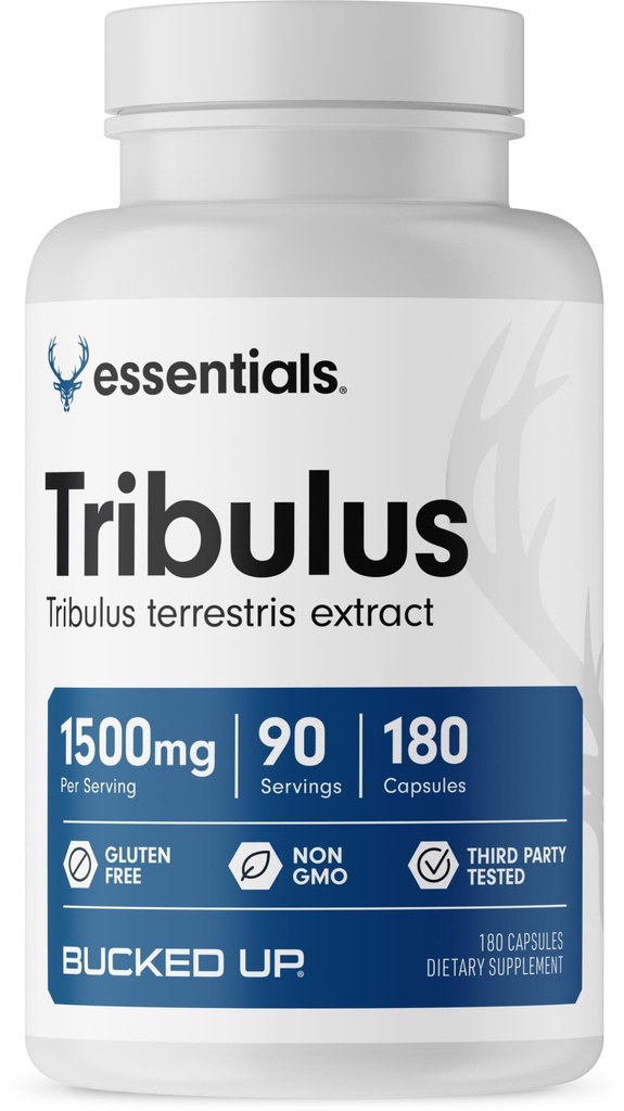 서빙 당 Tribulus 1500mg를 끄는, 필수 (90의 서빙, 180의 캡슐)
