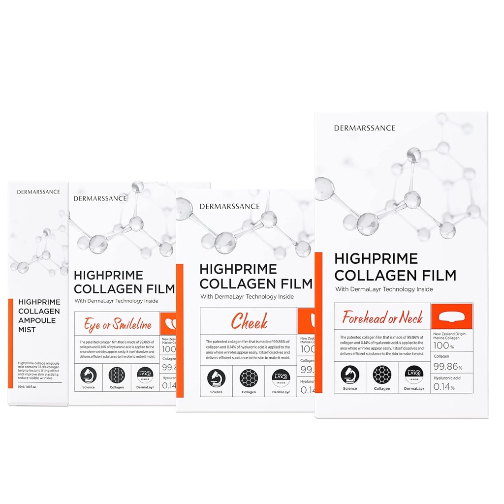 Highprime Collagen Film & Mist Kit - 5 세션 전체 세트