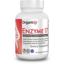 Organixx Enzyme 17 여자 & 남자를 위한 근본적인 소화 효소, Gut 건강 & Optimal 소화 건강을 위한, Bloating를 위한 지원, 가스, 영양 흡수 & 면역성, Vegan, 비 GMO, 80 Veggie 캡슐