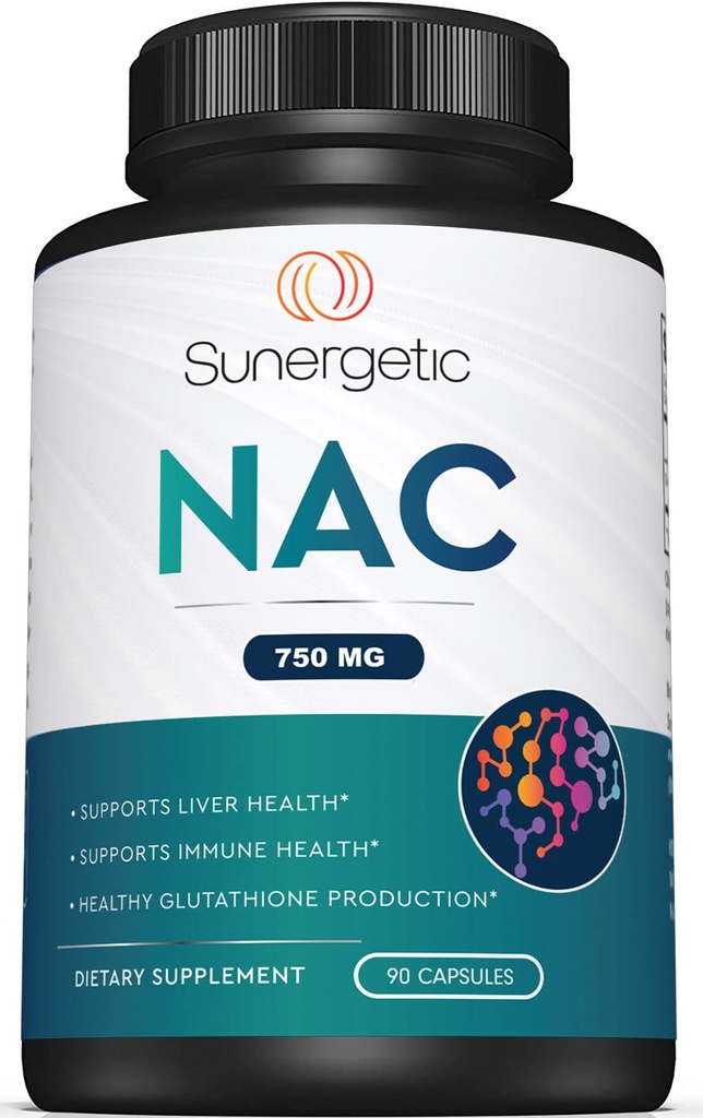 프리미엄 NAC 보충 N-Acetyl Cysteine - 캡슐 당 750mg – 지원 Liver, Detox 면역, 세포 및 호흡 건강 – 90 N Acetyl Cysteine 캡슐