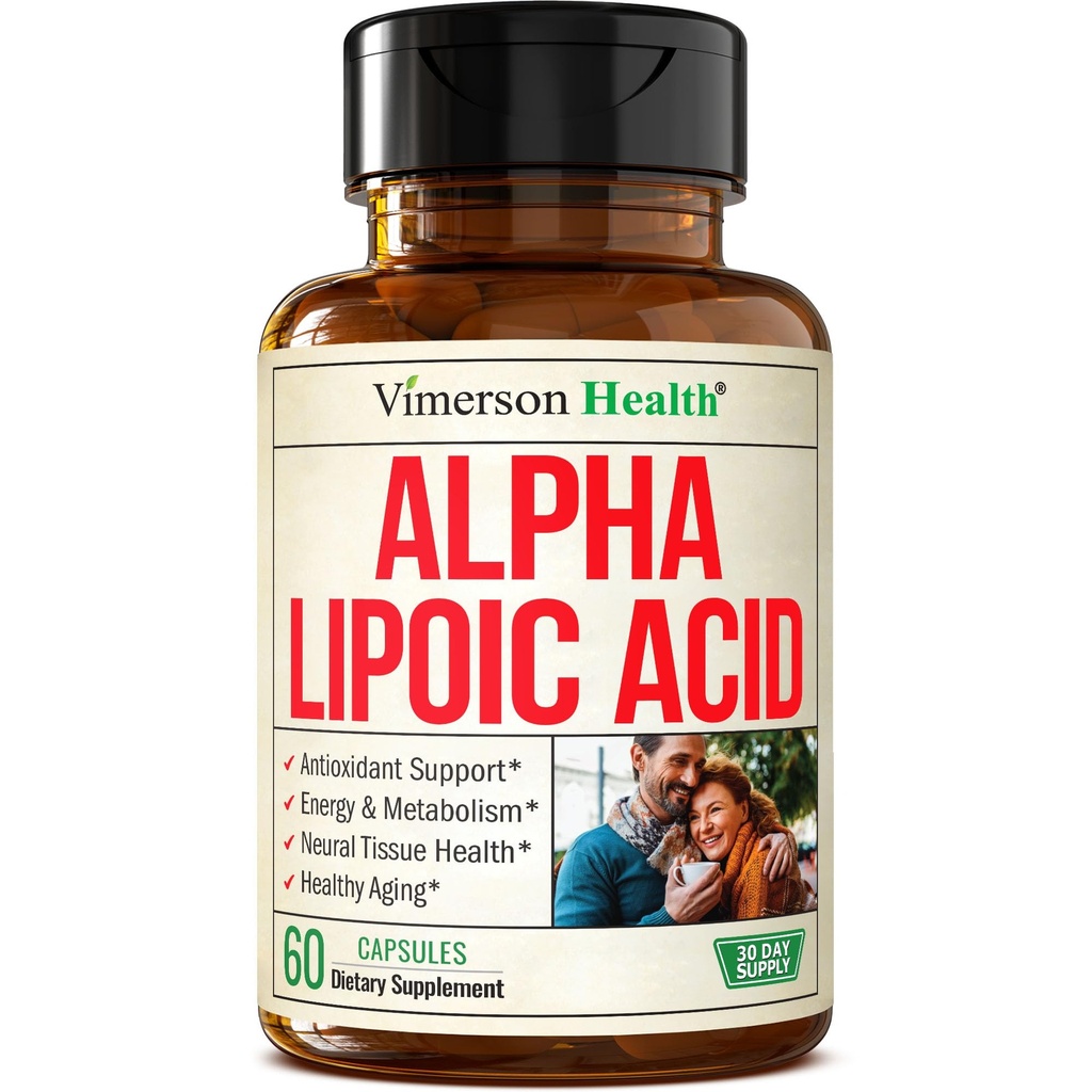 알파 Lipoic 산 – Nerve와 뇌 건강을 위한 높은 힘 650mg ALA 보충교재, 산화 방지제 지원 및 건강한 노후화 원조 – Vegan & 비 GMO – 알파 Lipoic 산 600mg – 60의 캡슐 보다는 더 강한