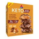 Atkins Caramel Almond 클러스터, 글루텐 무료, 섬유, 1g 설탕, 2g Net Carb, Keto Friendly, 8 개