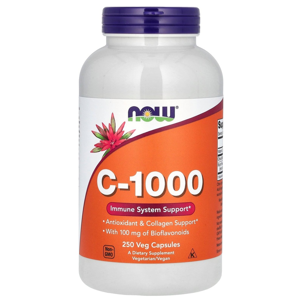 지금 식품 C 1000, 250 캡슐