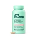 Love Wellness Big Brain Probiotics | Nootropics Brain Support Supplement | 기억과 초점을위한 두뇌 보조제 | Mental Clarity & Mood | Organic Reishi, Chaga, & Lions Mane | 30 개