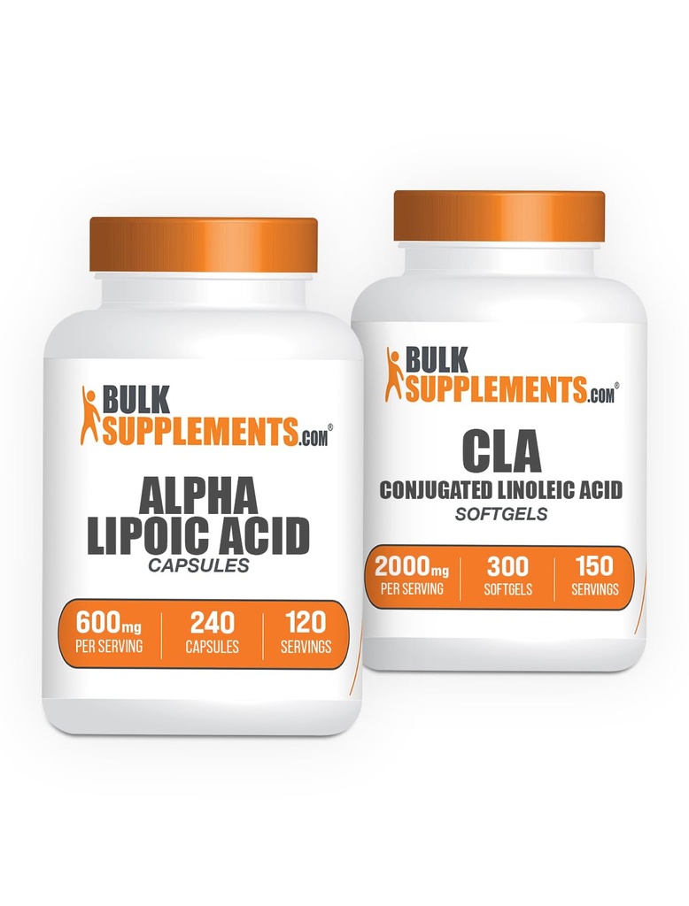 BulkSupplements 알파 Lipoic 산성 캡슐 240ct + 종류 2000mg Softgels 300ct 뭉치