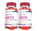 (2 팩) 프리미어 Keto ACV Gummies 프리미어 Keto Gummies 고급 1000MG 애플 Cider Vinegar Pomegranate Beet 주스 분말 B12 Vegan 비 GMO 120 거미