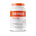 Genius Protein Powder, Vanilla - 개선 된 Whey Isolate 및 Men & Women을위한 Lean Muscle Building 용 Natural Egg White - Grass-Fed Pre & Post 운동 식사 교체 Shake