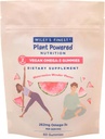Wiley's Finest Vegan Omega-3 Gummies - 천연 설탕 - 채식 Dha, Ala & Sda - 글루텐 무료 - 수박 맛, 60 구미