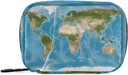 Pill Box 7 Day 3D World Map Pill Case Bag Travel Pill 주최자 가방 지퍼 휴대용 주간 케이스 컴팩트 사이즈 비타민 보충 홀더