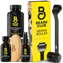 Beard Club Derma Roller & Essential Beard Kit - Beard Roller, Beard Oil, Beard Spray, Beard 비타민