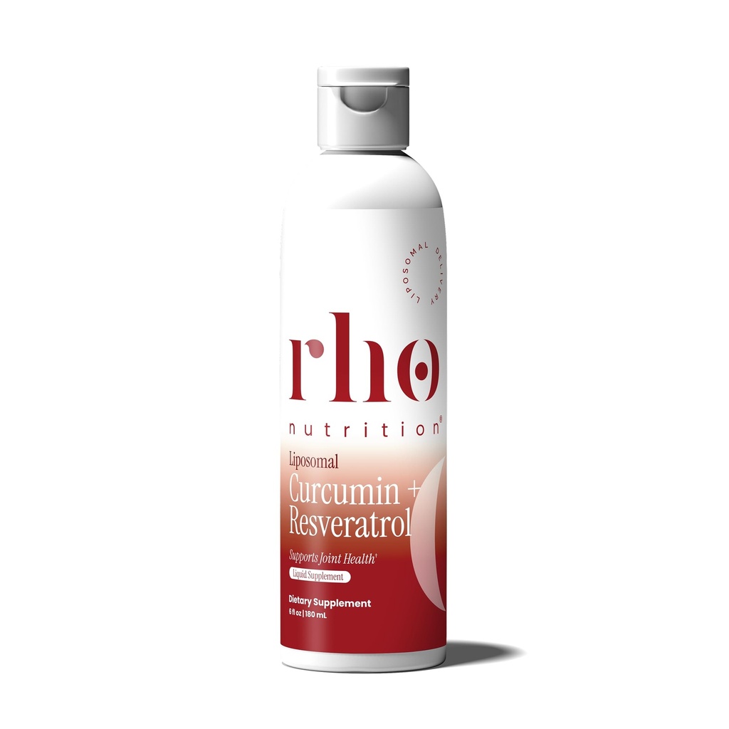 Rho 영양 Liposomal Curcumin + Resveratrol (1 팩) - 매우 높은 흡수 액체 Curcumin 보충 - 합동 안락, 기동성, 세포질 건강 및 전반적인 웰빙을 승진시킵니다