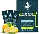 Sugar Free Electrolyte Powder Drink Mix with 15 Micronutrients, 스포츠, 하이킹 및 Active Lifestyles, Calorie, 인공 향료, Keto - 8 팩