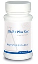 Biotics 연구 B6 B1 플러스 아연 공급 B 비타민의 활성 형태, 아연의 5mg, 300 이상의 다른 아연 의존성 효소의 활동에 보조 90 캡슐