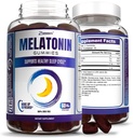 Zammex Melatonin Gummies 5mg | 60 개 | 성인용 수면 보충 | 마약 무료 수면 보조 거미 | 천연 베리 맛 | Vegan, Non-GMO, 글루텐 프리