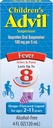 어린이 Advil Pain Reliever 및 Fever Reducer, 어린이 Ibuprofen 액체 통증 완화 의학, 포도 - 4 Fl Oz
